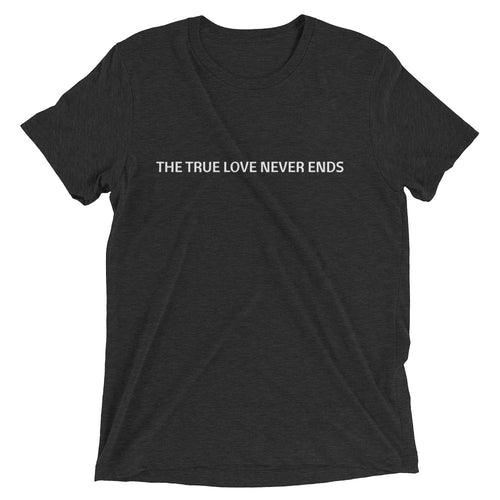 True Love Never Ends T-shirt In Black